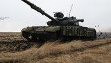 Танковые резервы ОС провели учения на одном из полигонов Донетчины. ФОТОрепортаж