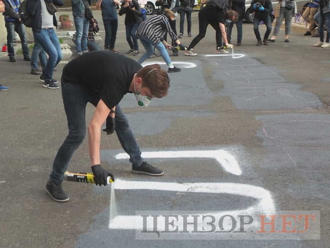 Венедиктова - вбивця справи Гандзюк, - активисты протестовали под домом генпрокурора 10