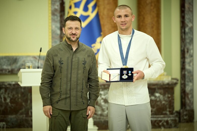 Зеленський нагородив орденами українських призерів Олімпійських ігор