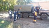 Пожежні літаки продовжують скидання води на арсенал поблизу Ічні, в евакуації залишається 91 місцевий житель, - ДСНС. ФОТОрепортаж