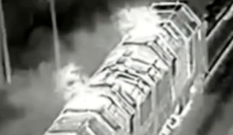 Ukrainian drone struck locomotive of fuel train in Bryansk region. VIDEO