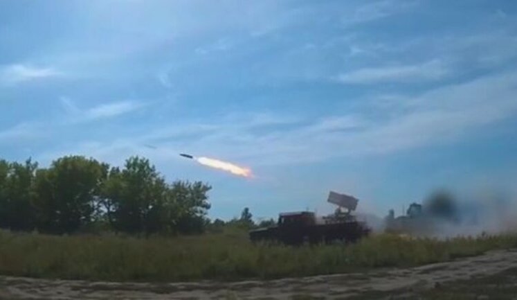 Бойова робота розрахунку мобільної РСЗВ "RAK-SA-12" прикордонної бригади "Помста": "Бах-бах! Ти чуєш це? Рай для ушей!". ВIДЕО