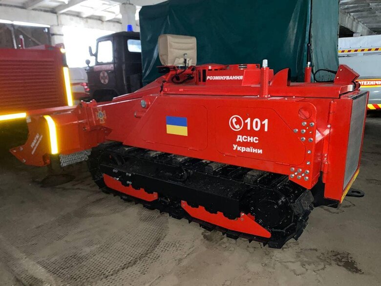 South Korea handed over 10 demining vehicles to SESU (State Emergency Service of Ukraine) 03