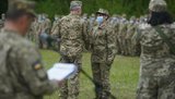 "Сенсаційно висока явка резервістів - понад 100%!" - голова Чернігівської ОДА, дружина головнокомандувача ЗСУ Ганна Коваленко дала оцінку маневрам зборів бригади ТРО. ФОТО