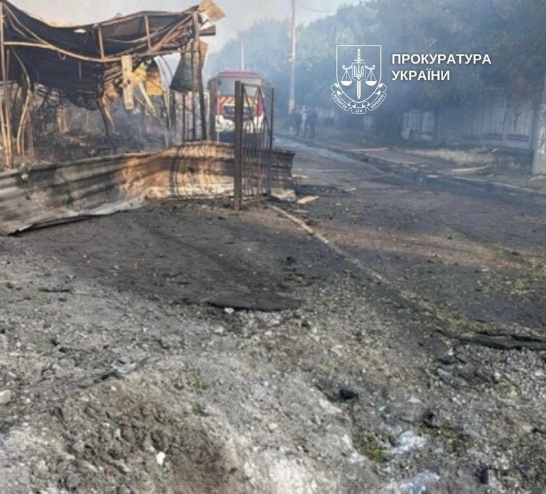 удар по ринку в Києві
