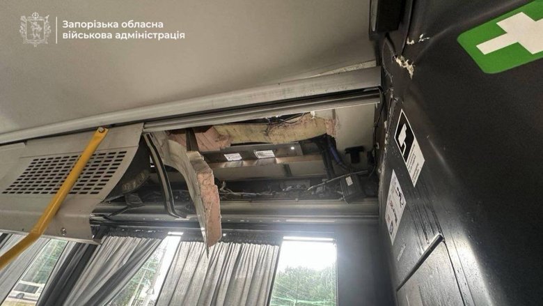 Russia struck a bus in Zaporizhzhia with an FPV drone: what is known?