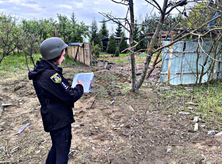 Consequences of the Shahed attack on the Kyiv region on 15 May 2025
