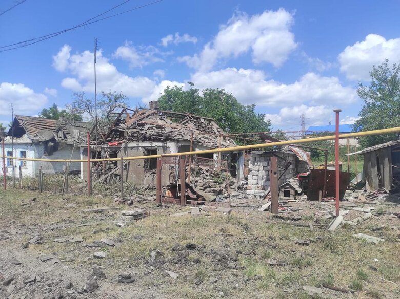 Наслідки обстрілу Покровська