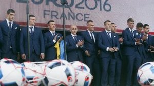 Ukrainian football team officially departed to Euro 2016 in France. PHOTOS