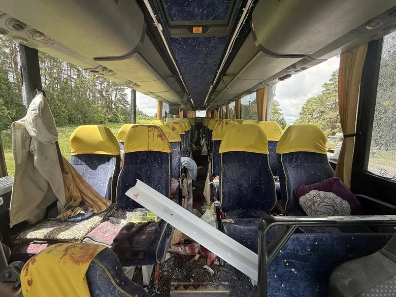 Russia and Belarus have accused Ukraine of attacking a bus carrying children in the Bryansk region