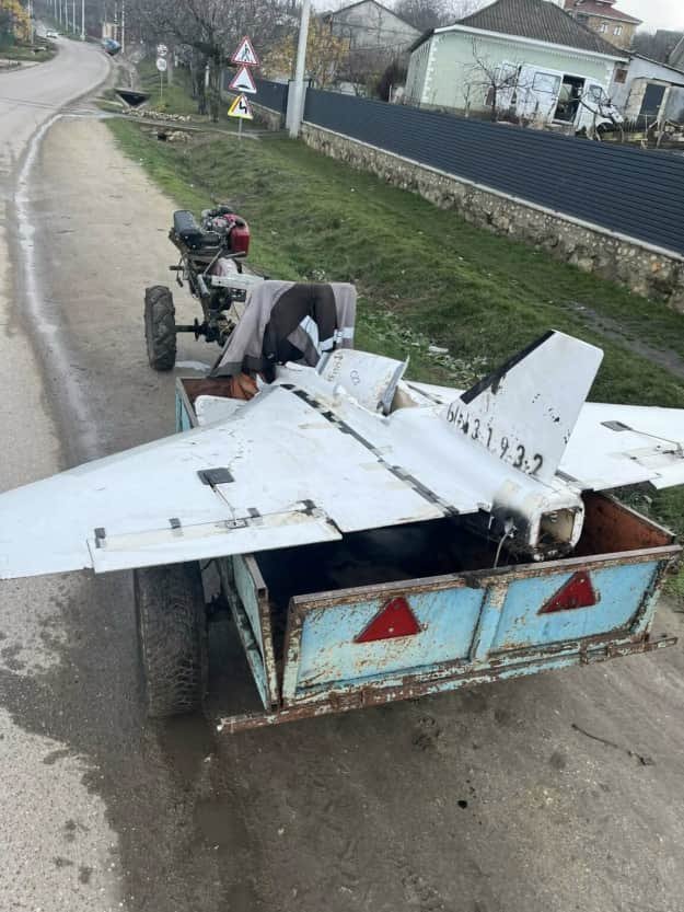 Russian drone in Moldova