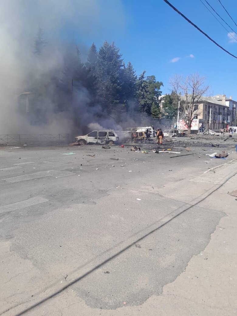 Druzhkivka after the shelling