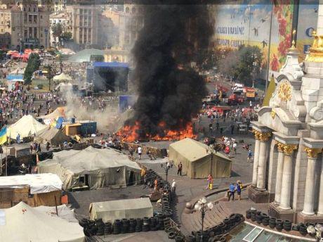 майдан пожар