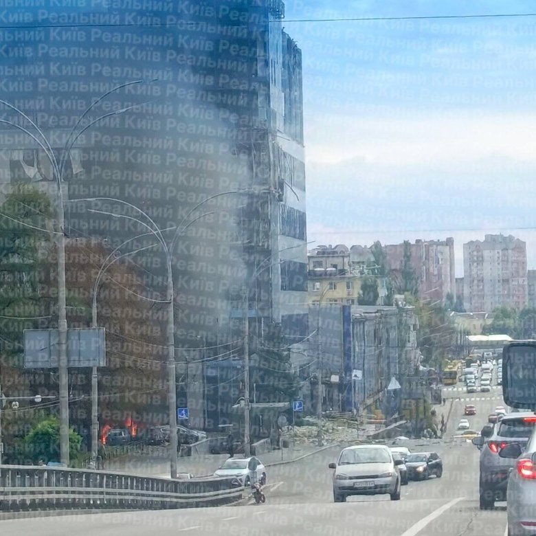 Aftermath of the attack on Kyiv on September 25
