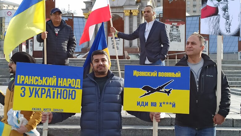 Iranians protested on Maidan against their country’s participation in war with Ukraine 11