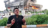 Israeli strike on Iranian television