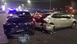 На мосту Патона в Киеве столкнулись пять автомобилей, пострадали три человека, - полиция. ФОТО