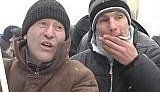 Как фанаты Януковича защищали результаты голосования в первом туре. ВИДЕО.