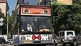 Двухэтажный автобус-кабриолет приглашает на экскурсию по Киеву. ВИДЕО.