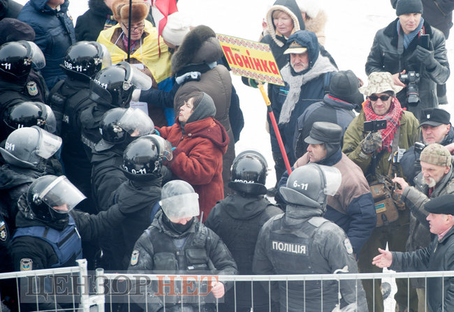 Сутички біля Ради: девятьох протестувальників затримано, - Геращенко 09