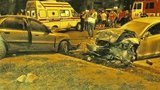 Гонки джипа президента Федерации бокса и "Лексуса" закончились жутким ДТП. ФОТО