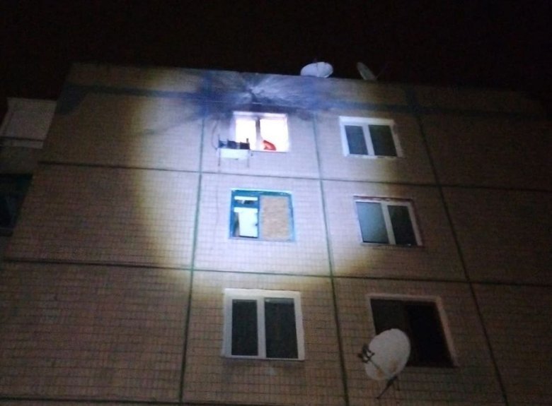 Никополь после обстрела