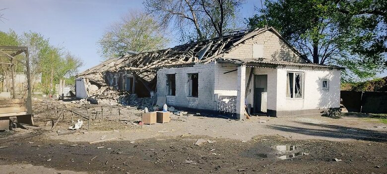 Road construction company damaged in Dnipropetrovsk region