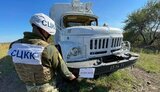 Вооруженные формирования РФ обстреляли из 122-мм артиллерии и 120-мм миномета грузовик украинской стороны СЦКК. ВИДЕО+ФОТОрепортаж