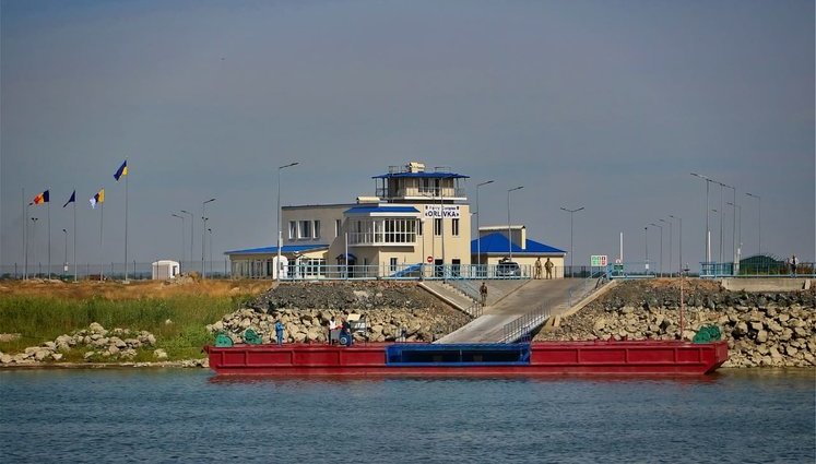 На кордоні з Румунією в Одеській області почав роботу новий пункт пропуску з поромною переправою. ФОТОрепортаж