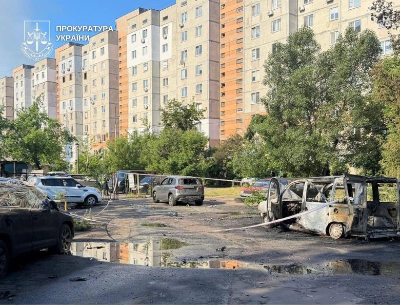 Київ після обстрілу