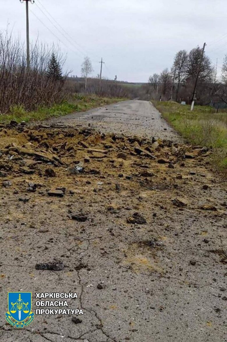 Оккупанты обстреляли из вертолета пограничное село Ивашки на Харьковщине 01
