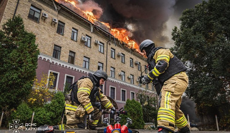 Російські БпЛА атакували Харків: виникли пожежі, є постраждалі, зокрема діти. ВІДЕО+ФОТОрепортаж