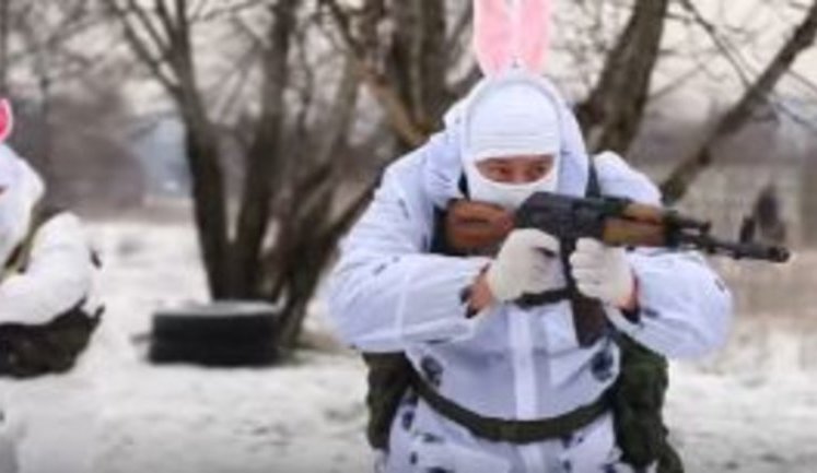 "Pink-eared bunny scouts slaying wolf-punisher with rifles and RPGs," - "DPR" terrorists filmed ‘Christmas Carol’. VIDEO