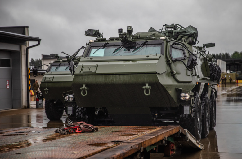 Latvia has transferred a new batch of Patria armoured personnel carriers to Ukraine