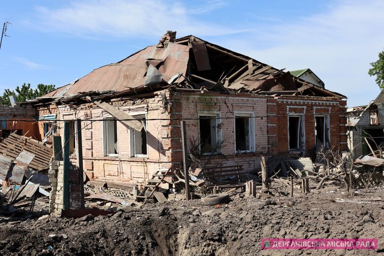Наслідки удару по Руській Лозовій на Харківщині