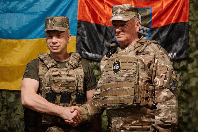 сирський відвідав донеччину