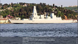 Группа военных кораблей НАТО вошла в Черное море, флагман - британский ракетный эсминец HMS Duncan. ФОТОрепортаж