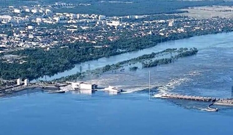 Пік розливу води з Каховського водосховища очікується вранці 7 червня, - Укргідроенерго