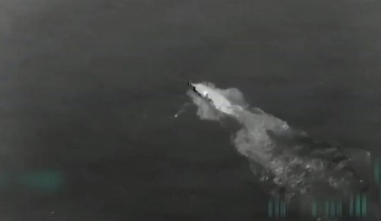 Bayraktar destroyed two more boats of Russian occupiers near Zmiinyi Island. VIDEO
