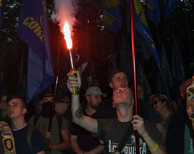 Марш националистов прошел в Одессе 04
