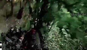 Побачивши український дрон, окупант не став чекати удару й вистрілив собі в голову. ВIДЕО