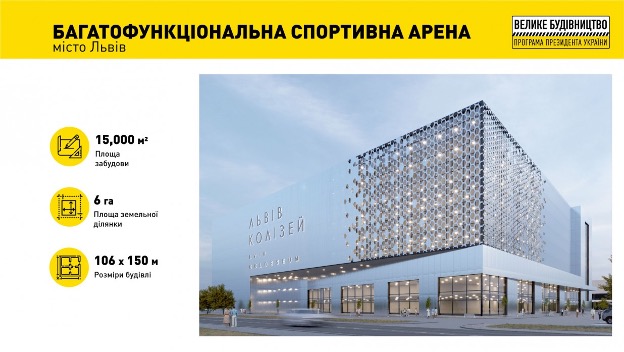 В Киеве построят арену для Евробаскет-2025, она будет вмещать около 16 тыс. зрителей, - ОП 02