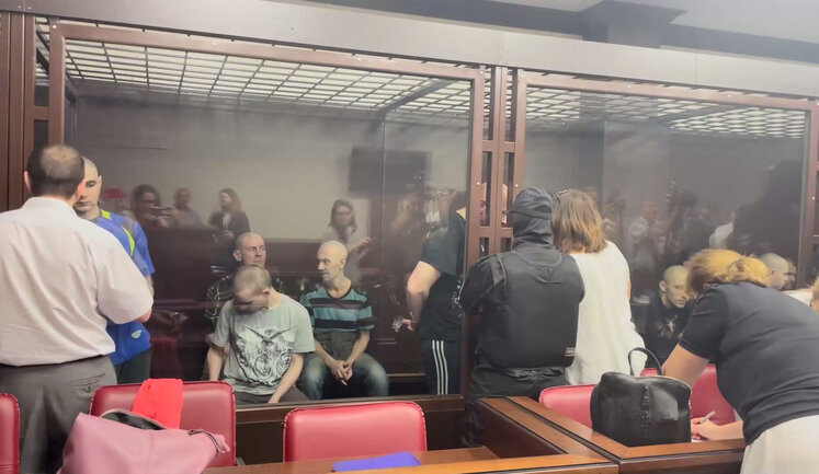У Росії розпочався суд над 18 військовими батальйону "Айдар". ВIДЕО