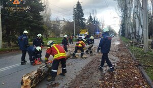 В результате непогоды обесточены 153 населенных пункта в 7 областях Украины, - ГСЧС. ФОТОрепортаж