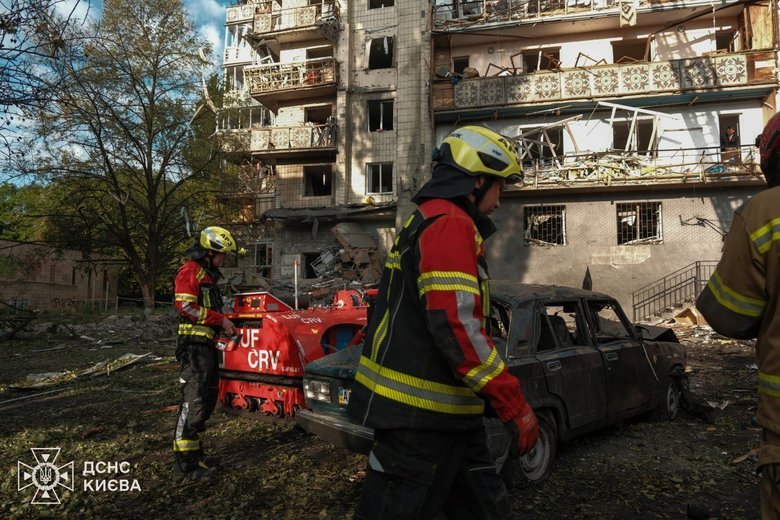 Київ після обстрілу