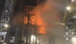 у білорусі горить нпз