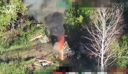 дрони підпадили ворожий квадроцикл