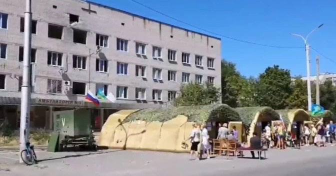 Замість сучасної медицини в окупованому Сєверодонецьку загарбники поставили шпиталі-намети, - Гайдай 01