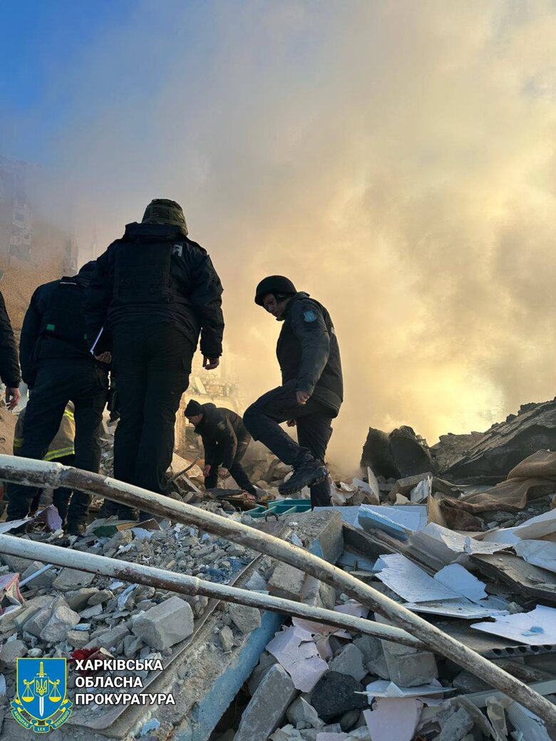 Наслідки обстрілу Купʼянська