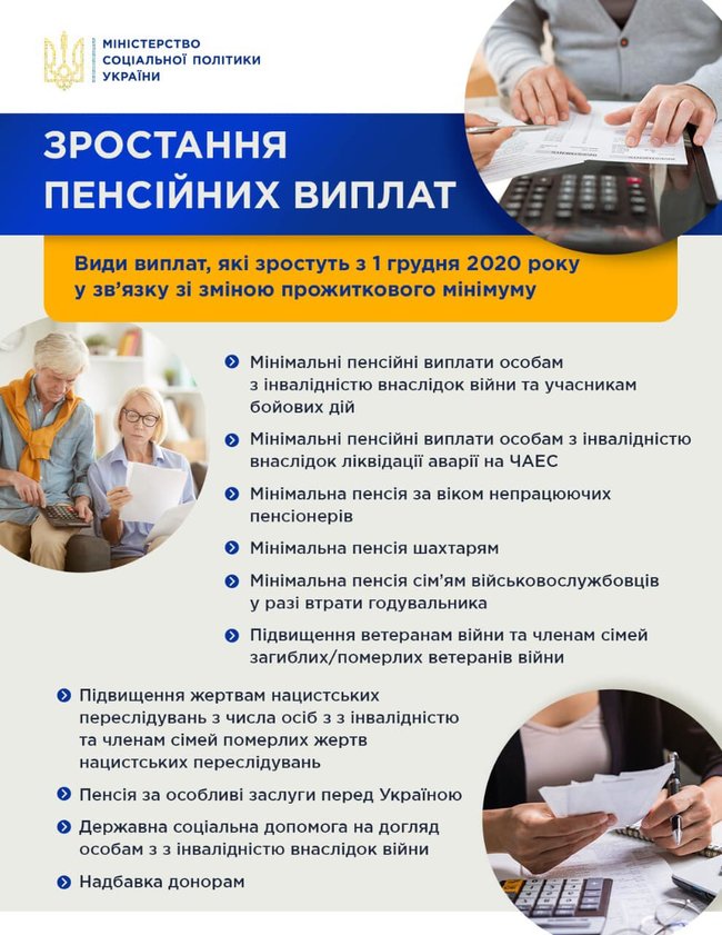 Минсоцполитики рассказало, какие пенсии увеличатся в декабре 01